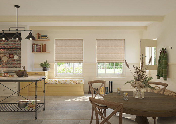 Rhea, Ochre - Twist&Fit Roman Blind - Image 8